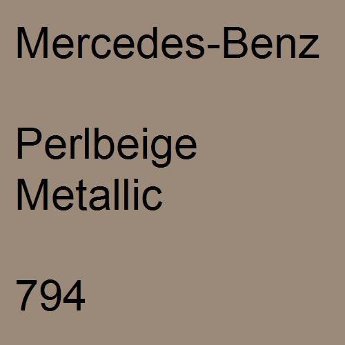 Mercedes-Benz, Perlbeige Metallic, 794.